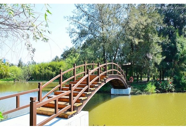 园林防腐木桥 